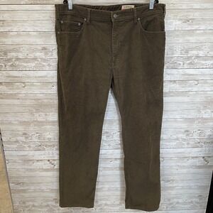 Vtg Orvis Mens 40x32 Pants Corduroy Dark Brown Five Pocket Fly Pattern Recipe